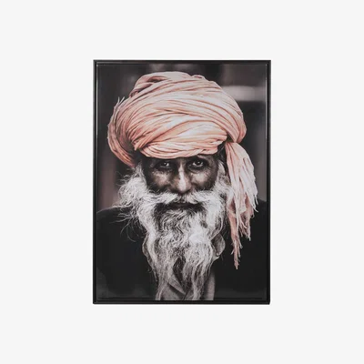 Barker and Stonehouse Indian Man Framed Picture Print | Barker & Stonehouse
