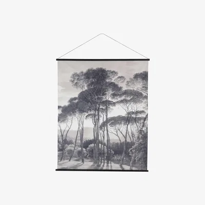 Barker and Stonehouse Woodland Wall Art, Black | Barker & Stonehouse