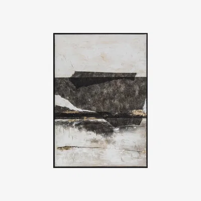 Barker and Stonehouse Seascape Storm Framed Canvas Print | Barker & Stonehouse