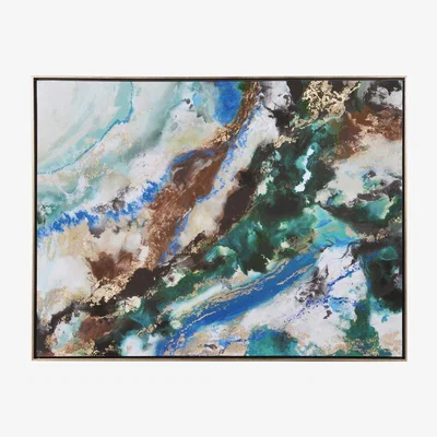 Barker and Stonehouse Multi Marble Abstract Picture Print | Barker & Stonehouse