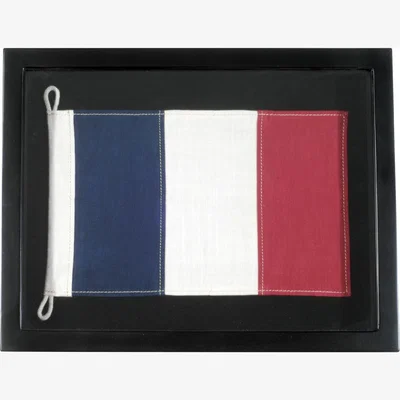 Barker and Stonehouse Timothy Oulton Flag Shadow Box Mini Print, Square, Blue | Barker & Stonehouse