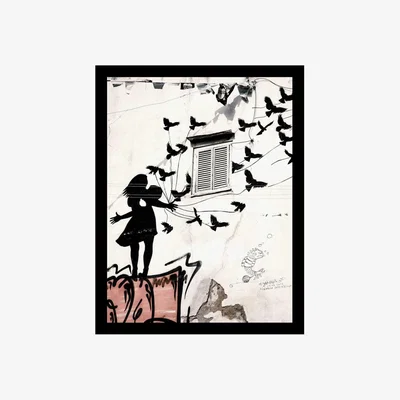 Barker and Stonehouse Flying Birds Street Art Print | Barker & Stonehouse