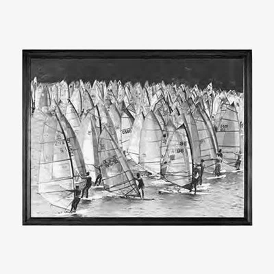 Barker and Stonehouse Timothy Oulton Windsails Panaramic Wall Art Print Oak Wood | Barker & Stonehouse