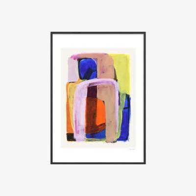 Barker and Stonehouse Prana Framed Print, Square Wood | Barker & Stonehouse