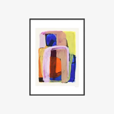 Barker and Stonehouse Prana Framed Print, Square Wood | Barker & Stonehouse