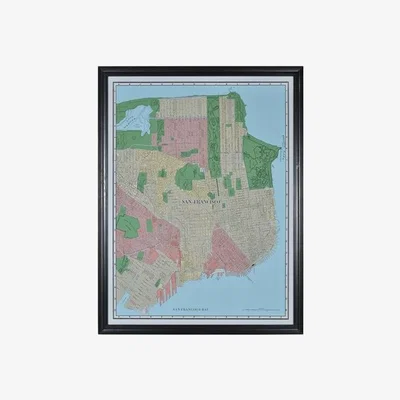 Barker and Stonehouse Timothy Oulton Maps San Francisco Art
