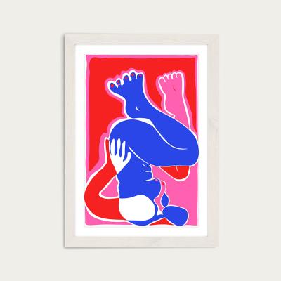 Bombinate.com I'll Wait Here Art Print Unframed