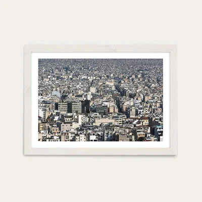 Bombinate.com Athens Art Print White Frame
