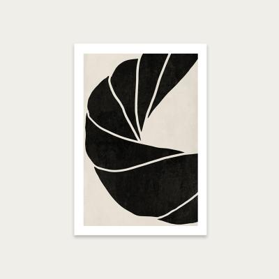 Bombinate.com Twined 01 Black Art Print Unframed
