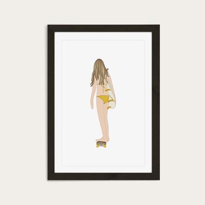 Bombinate.com Boardwalk Art Print Black Frame