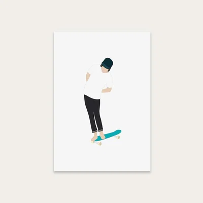 Bombinate.com Throwback Art Print Unframed