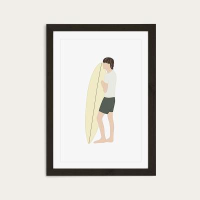 Bombinate.com Kalani Art Print Black Frame