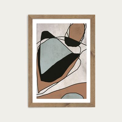Bombinate.com Amsterdam Weekend Art Print Oak Frame