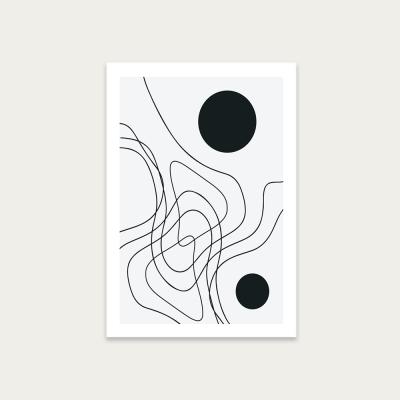 Bombinate.com Molecular Dancers Art Print Unframed