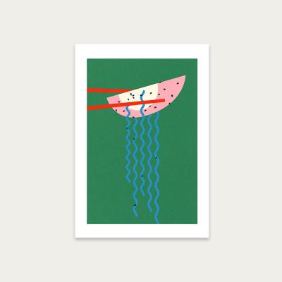 Bombinate.com Hollywood Ramen Art Print Unframed