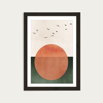 Bombinate.com Rising Art Print Black Frame