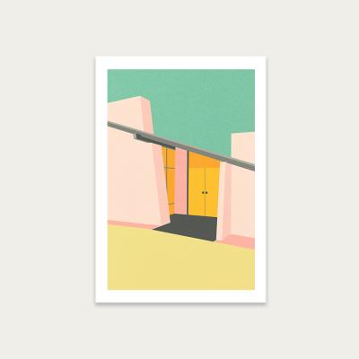Bombinate.com Mid Century Home Art Print Unframed