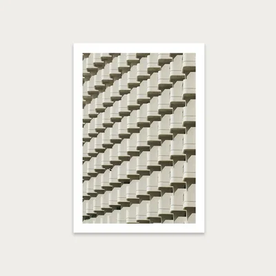 Bombinate.com Balconies Man Art Print Unframed