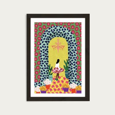 Bombinate.com Find Yourself in Every Detail of Your Life Art Print Black Frame