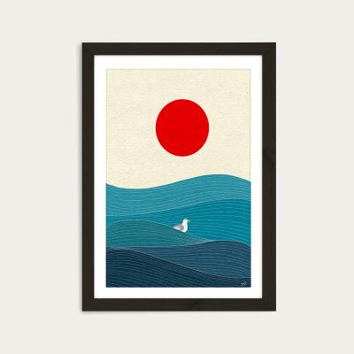 Bombinate.com Solid as a Rock Art Print Black Frame