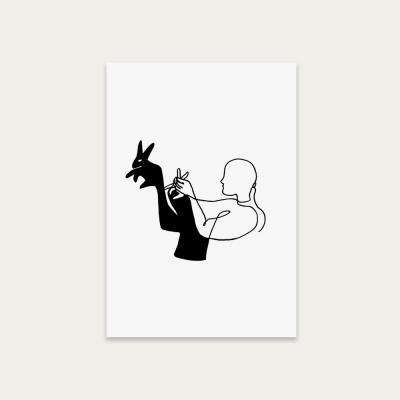 Bombinate.com Shadowplay Art Print Unframed