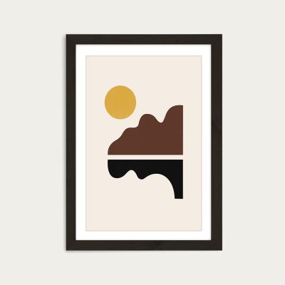 Bombinate.com Big Sur Art Print Black Frame