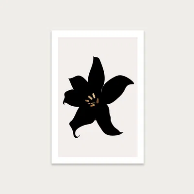 Bombinate.com Dark Orchid Art Print Unframed