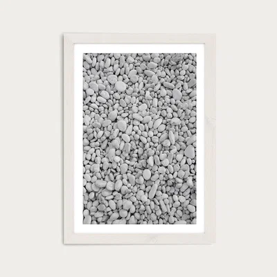 Bombinate.com Pebble Beach Art Print White Frame
