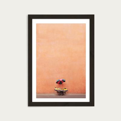 Bombinate.com Fresh Fruits Art Print Black Frame