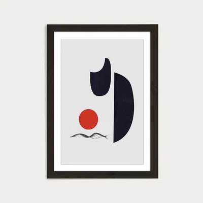 Bombinate.com Element No. 2 Art Print Black Frame