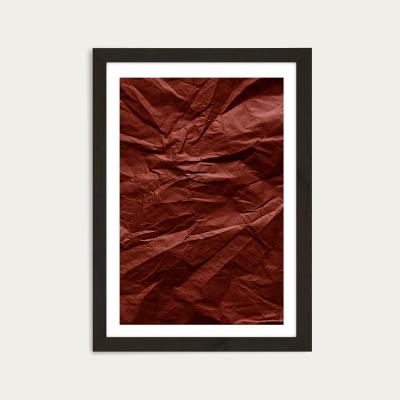 Bombinate.com Terra Cotta Paper Landscape Art Print Black Frame