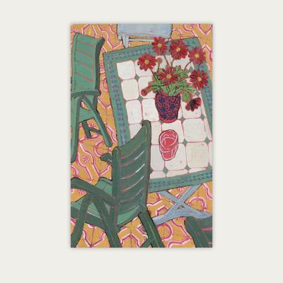 Bombinate.com Chrysanthemums On The Terrace Art Print