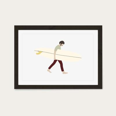 Bombinate.com Sebastian Art Print Black Frame