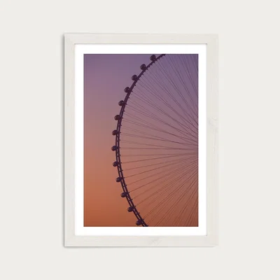 Bombinate.com Ain Dubai Art Print White Frame