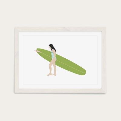 Bombinate.com Blossom Art Print White Frame
