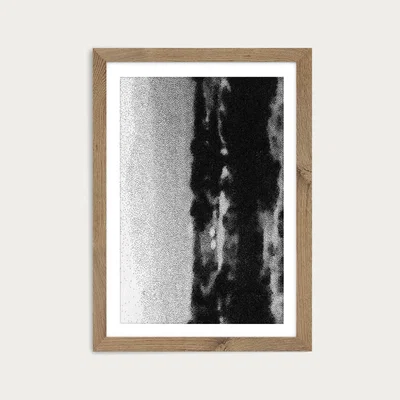 Bombinate.com Research N°012 Art Print Oak Frame