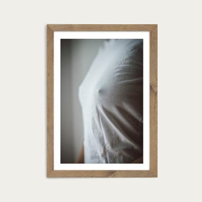Bombinate.com Nipple Art Print Oak Frame