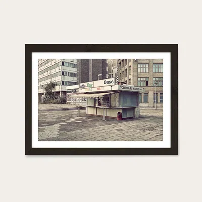 Bombinate.com Oase Art Print Black Frame