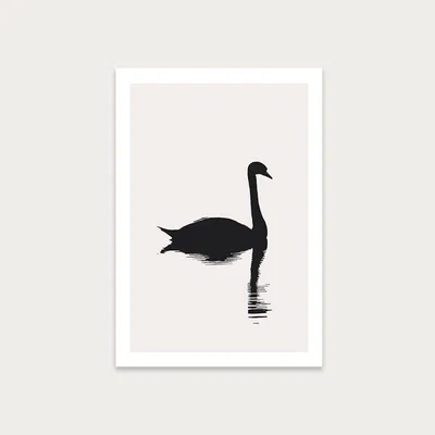 Bombinate.com The Swan II Art Print Unframed