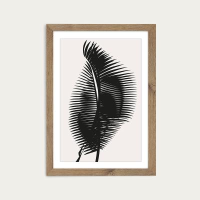 Bombinate.com Geometrica No.6 Art Print Oak Frame