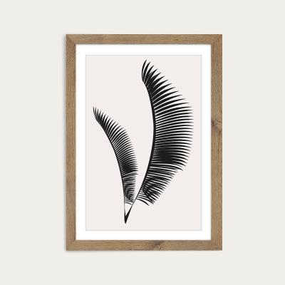 Bombinate.com Geometrica No.10 Art Print Oak Frame