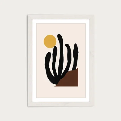 Bombinate.com Canyon Art Print White Frame