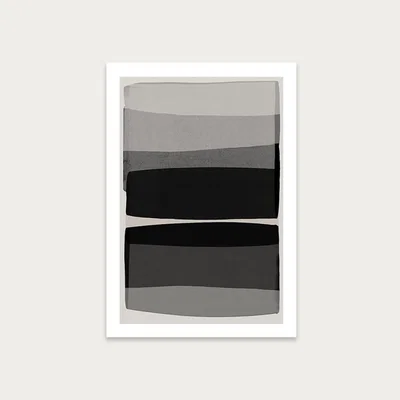 Bombinate.com Modern Black and White Art Print Unframed