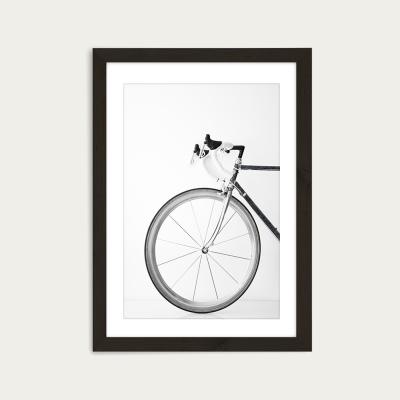 Bombinate.com Ride My Bike - Black & White Edition Art Print Black Frame