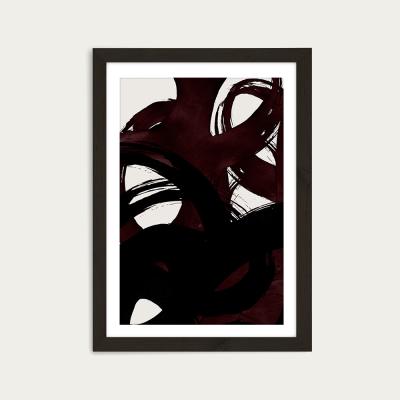 Bombinate.com Tide Art Print Black Frame