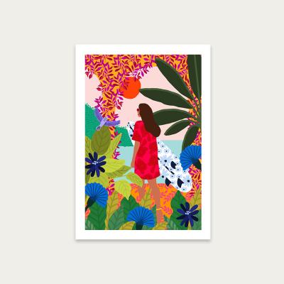 Bombinate.com Going Surfing Art Print Unframed