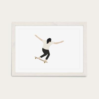 Bombinate.com Fly Art Print White Frame