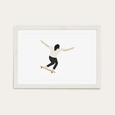 Bombinate.com Fly Art Print White Frame