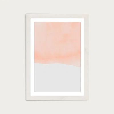 Bombinate.com Sand Art Print White Frame