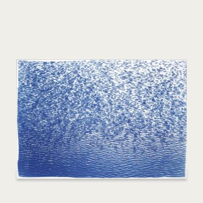 Bombinate.com Serene Cove Waters Handmade Cyanotype Art Print